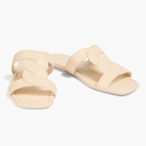 STUART WEITZMAN Ibiza twisted leather slides Size 6 - Picture 3 of 11